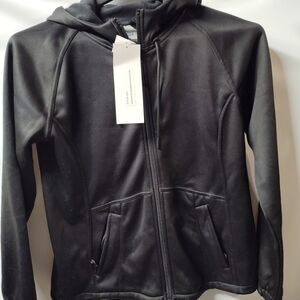 T.J.Maxx Black Utility Jacket with Hood